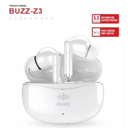 Buzz Z 3 Écouteurs Bluetooth 5.3 de haut qualité Son Steréo, double microphone, Réduction du Bruit ANC - 22 h