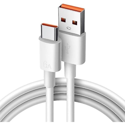 XIAOMI Câble Original USB C Charge Turbo 6A pour Chargeur 33W,67W et 120 Watts