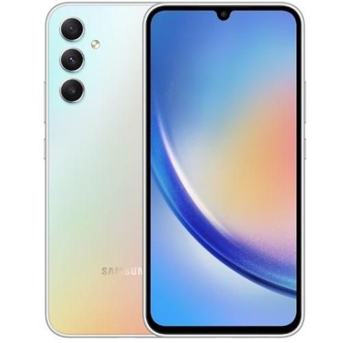 Samsung Galaxy A34 – 6.6" – 8 Go RAM + 128 Go ROM – 5000 mAh – Silver