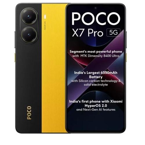 XIAOMI POCO X7 PRO (12Go, 256Go)5G 6.67"AMOLED-Dimensity 8400-Ultra, - 50 MP avec JEUNE