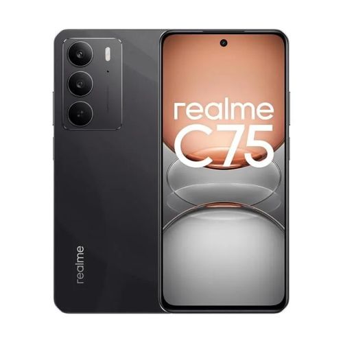 realme C75 6,7" (256Go ROM /(8GB jusqu'à 24Go) - 5828mAH/45W - 50MP - Storm Black