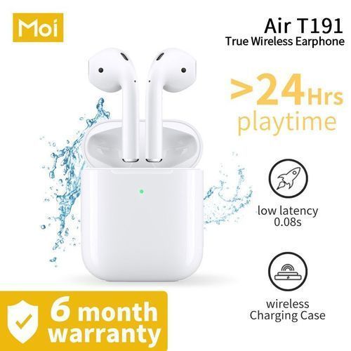 Moi Ecouteur MOI T191 écouteurs sans fil wireless bleutooth 5.0 Touch Control -Blanc