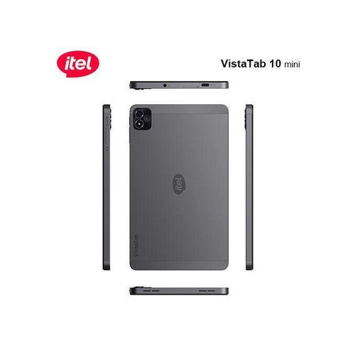 Itel Tablette Vista Tab 10 mini 4G 8"-64GB 8GB RAM (3+5) 5100 mAh-Grey