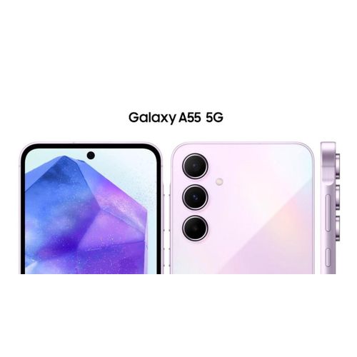 Samsung Galaxy A55 5G - 6.5''-(8 GB -256GB)-50MP+12MP+5MP+/32MP- Awesome Lilac