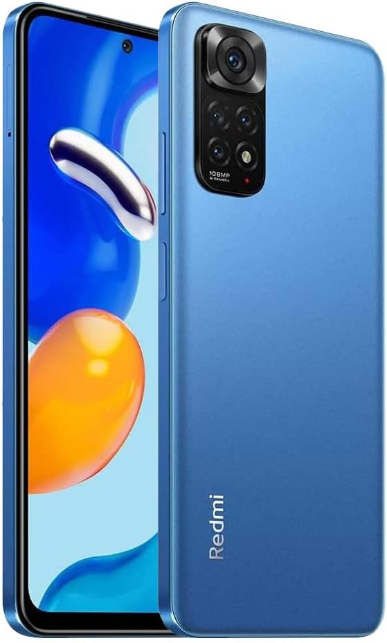 XIAOMI Redmi Note 11S – 6.5" – 8 Go RAM – 256 Go ROM – MediaTek Helio G96 – 108 MP –BLEU