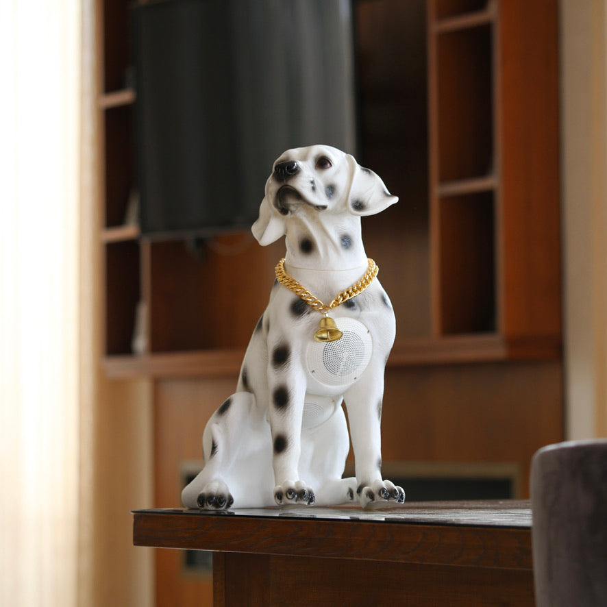 Pack Black Friday : 2 Haut-parleurs Bulldog & Dalmatien - Son exceptionnel - 55 cm