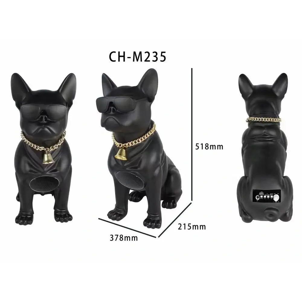 Pack Black Friday : 2 Haut-parleurs Bulldog & Dalmatien - Son exceptionnel - 55 cm