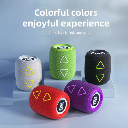 Enceinte Bluetooth Portable TG655 avec LED et Étanchéité
