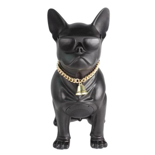 SoundPaws Chien Bouledogue Haut-parleur Portable (51 cm de hauteur)