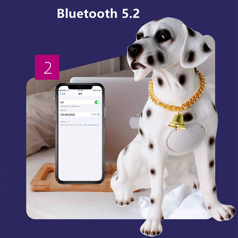 SoundPaws Chien Dalmatien Haut-parleur Portable (51 cm de hauteur)